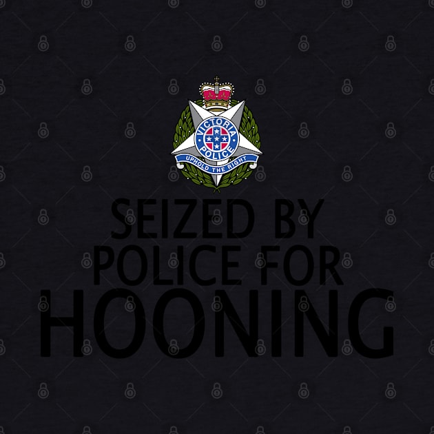 Seized by police for Hooning - VIC Police by hogartharts